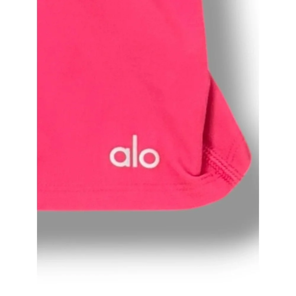 Alo Yoga Suns Out Romper Womens Medium Pink Activewear Sleeveless Bodysuit